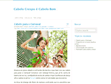 Tablet Screenshot of cabelocrespoecabelobom.com.br